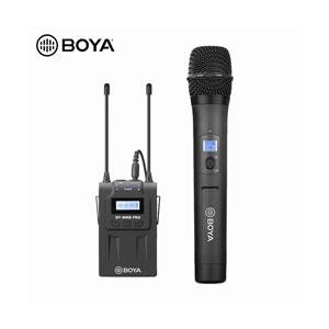 BOYA BY-WM8-PRO-K3 UHF Wireless Interview Mic with One Receiver and One Handheld Dual Microphone